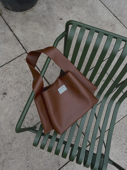 Jade - Brown Vegan Leather Bag 