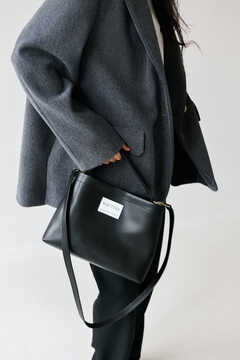 Black eco leather bag